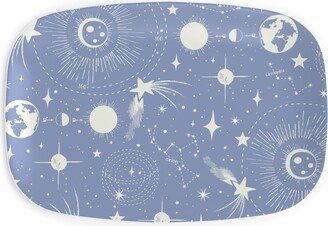 Serving Platters: Solar System Serving Platter, Blue