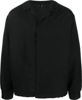 Notched-Collar Virgin-Wool Jacket-AA