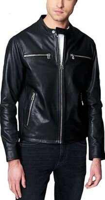 Mens Quick Action Suede Bomber Leather Jacket