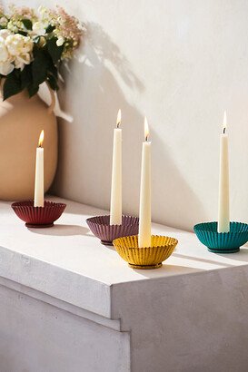 Ruffle Taper Candleholder