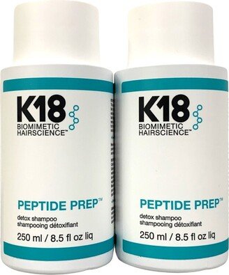 K18 8.5Oz Peptide Prep Detox Shampoo Pack Of 2