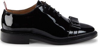 Bow Patent Leather Oxford Shoes