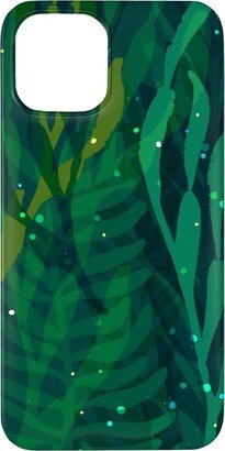 Custom Iphone Cases: Underwater Forest - Emerald Phone Case, Slim Case, Matte, Iphone 11 Pro Max, Green