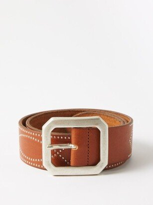 Fortela Illinois Studded Leather Belt