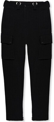 Logo-Patch Tapered Leg Cargo Trousers