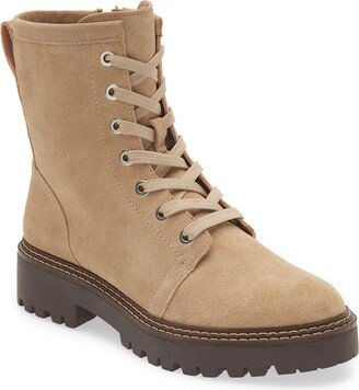 Moonie Water Resistant Leather Combat Boot