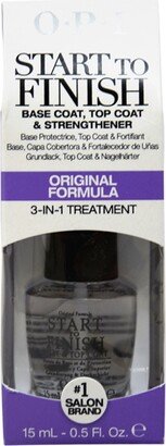 Start to Finish Base & Top Coat Strengthener - # NT T70 by for Women - 0.5 oz Nail Strengthener