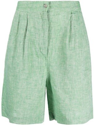 Linen Bermuda Shorts