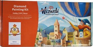 Crafting Spark Diamond Painting Kit Wizardi Owl Leo WD249 7.9 x 11.8 inches