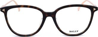 Tortoise Shell Cat-Eye Frame Glasses