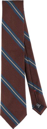 FIORIO Ties & Bow Ties Dark Brown-AB