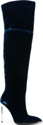 Hedy 105mm velvet boots