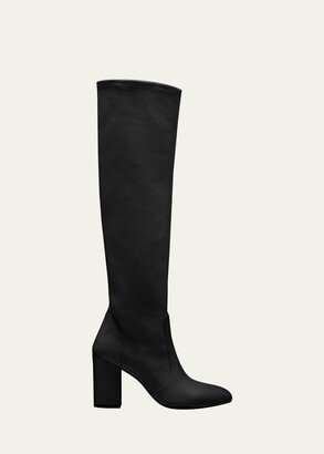 Yuliana Leather Knee Boots