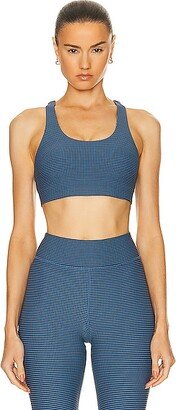 Petite Check Jade Bra in Blue