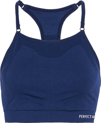 Ruched stretch sports bra