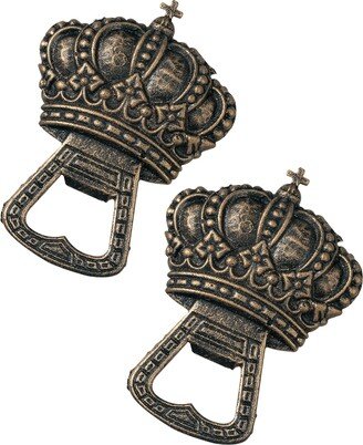 The King's Crown Bottle Opener, Set of 2