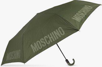 Folding Umbrella With Logo Unisex - Green
