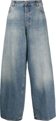 High-Waisted Wide-Leg Jeans-AK