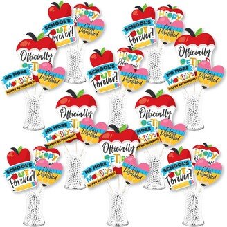 Big Dot Of Happiness Teacher Retirement Party Centerpiece Sticks - Showstopper Table Toppers - 35 Pc