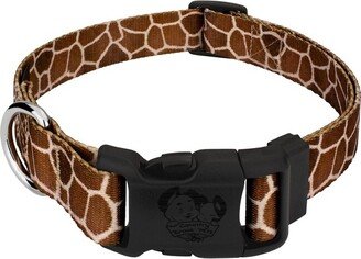 Country Brook Petz Deluxe Giraffe Dog Collar - Made in the U.S.A, Medium