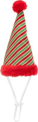 The Worthy Dog Holiday Pawty Party Hat - Red - S