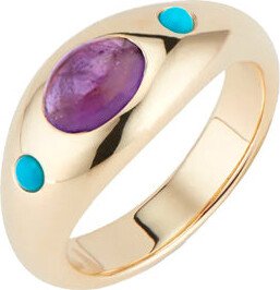 Love Thy Rival Classic Gemstone Signet Ring