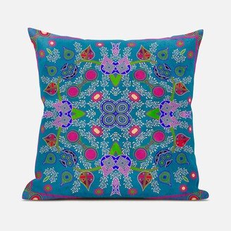 Amrita Sen Designs Amrita Sen Paisley Leaf Geo Duo Indoor Outdoor Pillow-AE