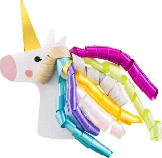 Bow Unicorn w/Rainbow Mane