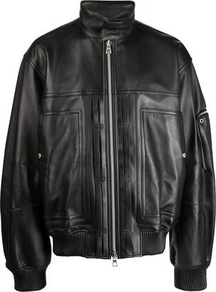 Harrington leather jacket