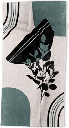 Heather Dutton Eucalyptus Boho Botanical Beach Towel