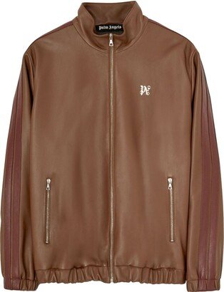 PA monogram leather track jacket