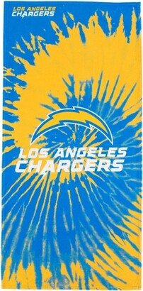 NFL Los Angeles Chargers Pyschedelic Beach Towel
