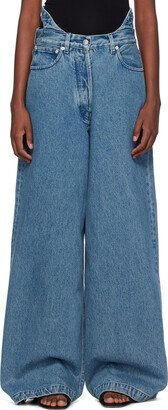 Blue Belted Jeans-AA