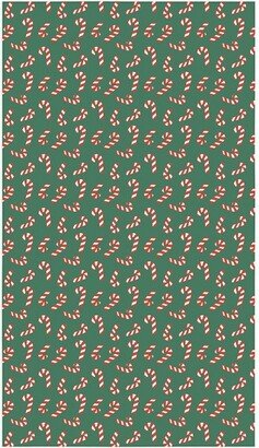 Lathe & Quill Candy Canes Green - Tablecloth