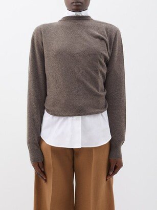 Laris Twisted-back Cashmere Sweater