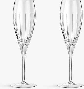 Iriana Crystal Champagne Flutes set of two