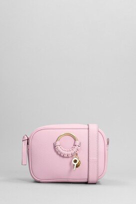 Camera Bag Shoulder Bag In Rose-pink Leather