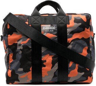 Ceresio 9 camouflage-print duffle bag