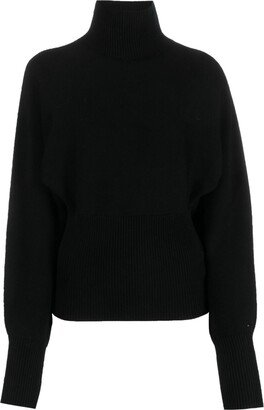 Roll-Neck Ribbed-Knit Jumper-AE