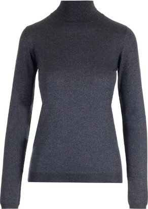 Turtleneck Knitted Jumper-BY