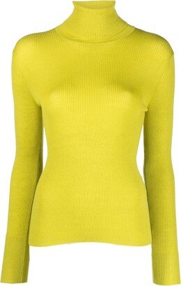 Roll-Neck Wool Jumper-BU