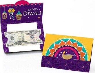 Big Dot of Happiness Happy Diwali - Festival of Lights Party Money and Gift Card Holders - Set of 8