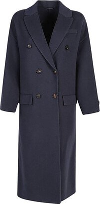 Double-breasted cashmere coat-AD