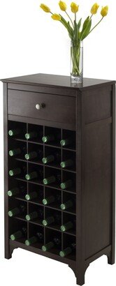 Ancona Modular Wine Cabinet with One Drawer and 24-Bottle