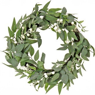 National Tree Company 24 Mixed Leaves Christmas Wreath