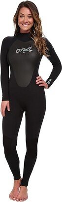 EPIC 4/3 (Black/Black/Black) Women's Wetsuits One Piece