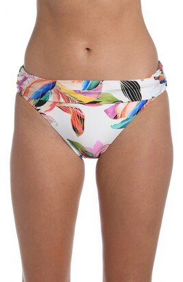 Paradise Ruched Hipster Bikini Bottoms