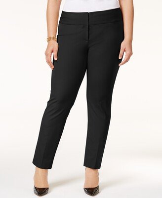 Plus & Petite Plus Size Slim Tummy-Control Pants, Created for Macy's