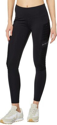 Eos Moto Full Seat Tights (Black) Women's Clothing