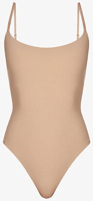 Womens Sienna Fits Everybody Scoop-neck Stretch-jersey Body